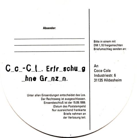 berlin b-be coca cola rund 3b (215-preisrtsel 1999-schwarz)
